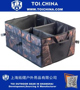 Trunk Organizer, Camouflage, Rugged and Durable for Carrying All Items, Great All-Purpose Storage, Support Included for the Bottom, Store Your Cargo