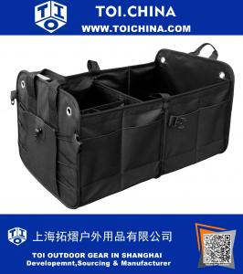 Trunk Organizer With Rope Handles,Compartment Board Foldable Great For Home,Car, SUV, Truck