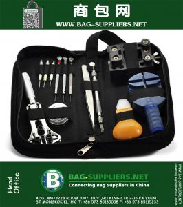 Uhr-Reparatur-Werkzeug-Kit-Kasten-Öffner-Verbindungs-Remover-Frühlings-Stab-Werkzeug-Tragetasche Handwerkzeugtasche