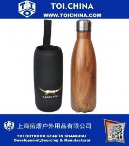 Wasserflasche Sport 17 Oz Vacuum Cup Travel Trinkflasche Doppelschalig Edelstahl-Wasser-Thermobecher Cola Stil
