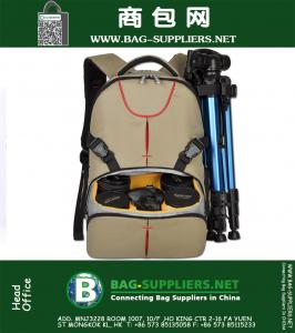 Waterproof Backpack Camera Bag tamanho grande para Canon Nikon SLR Cameras Rain-prova