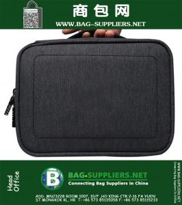 Impermeável dupla camada de armazenamento saco de viagem Digital Data Cable Organizer Carry Case Compact Storage Bag Início Ferramentas