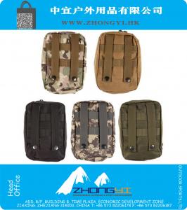 Waterproof Nylon Tactical Molle System Waist Bag Medical Military First Aid Nylon Sling Pouch Durable Bag