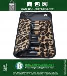 Leopard Bag Makeup Brush Tools Kits