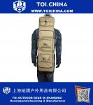 48 дюймового Tactical водонепроницаемых двойной стрелковая чемодан Рюкзак военной Двойной пистолет сумка с наплечным ремнем и мешочками, Tan
