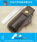 Cow Leather Knife Cover Folding Plier Clip Case Scabbard Waist Pack Molle Pouch Bag Brown Color Tools Holster