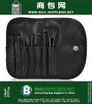 Escovas ferramentas de maquiagem Conjuntos de caso bolsa de couro multicolor acessórios de maquiagem