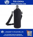 Outdoor Neoprene Sport Water Bottle Insulator Sleeve bag Carrier with Removable Straps Fits Most 750ml
